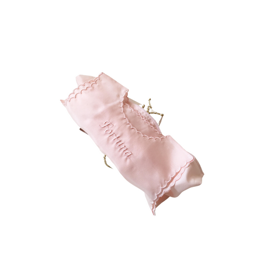 Camicina della fortuna in pura seta - 1059 Rosa