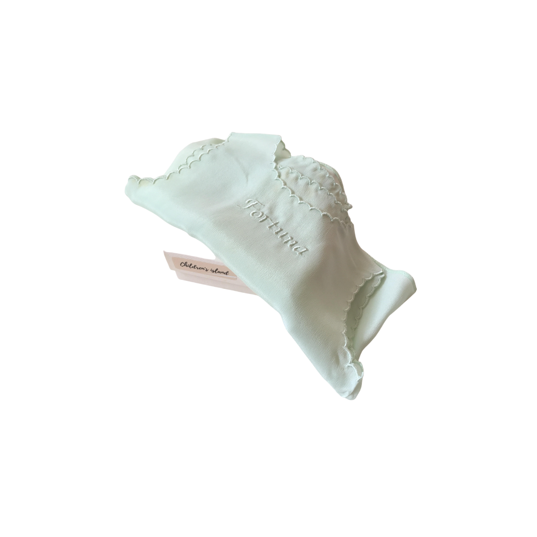 Camicina della fortuna in pura seta - 1059 Verde
