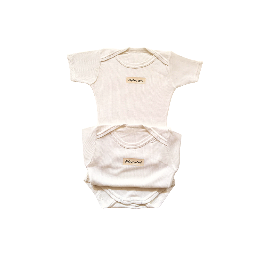 2 Body in fibra di bambù - 1006 Tg. 1 mese.