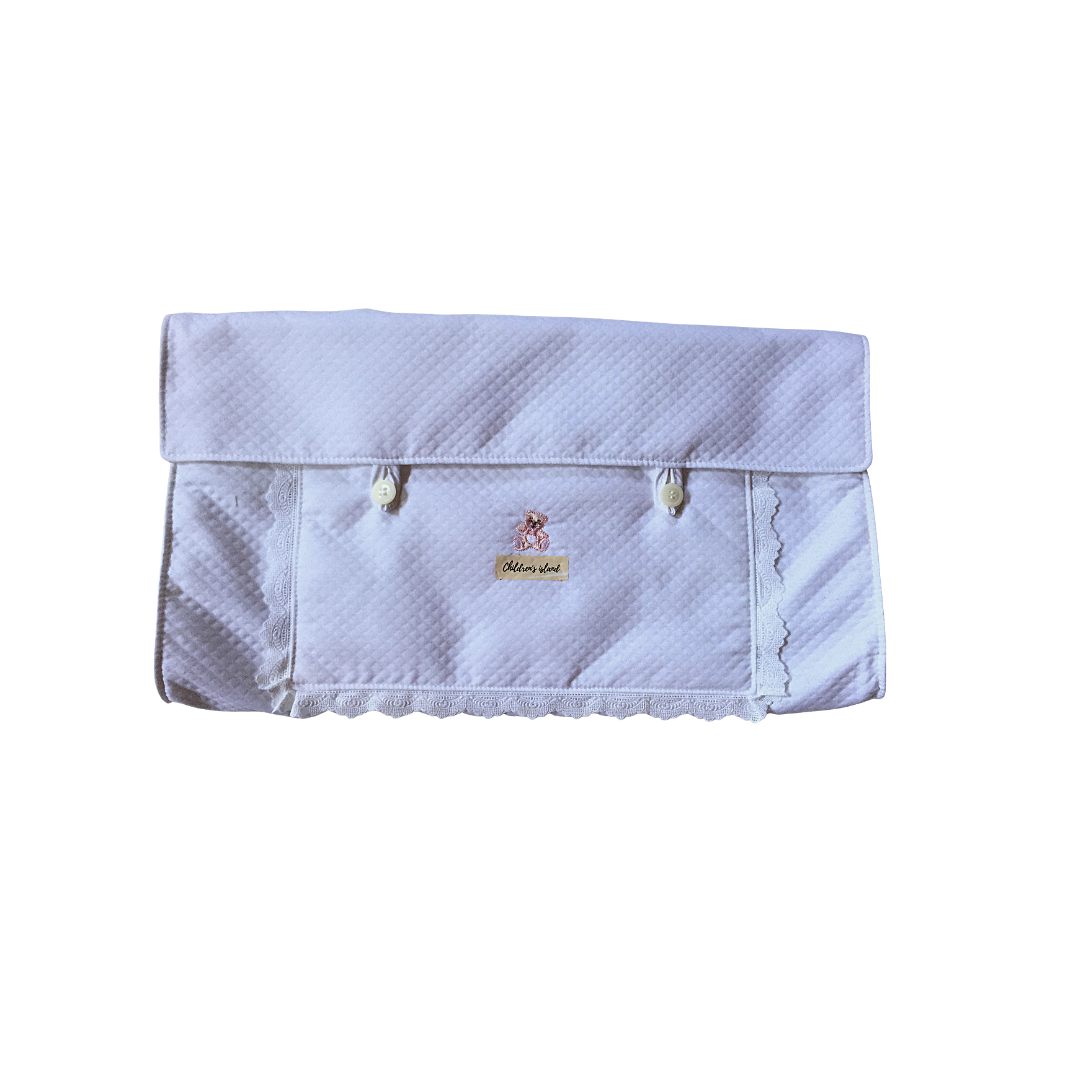 Borsa Neonato Bianco/Rosa