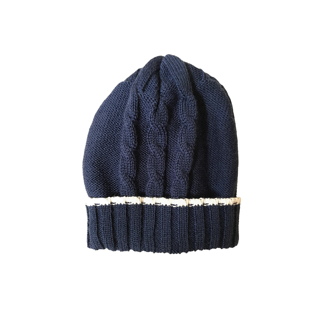 Cappellino lana merinos (8 colori) 1012 blu