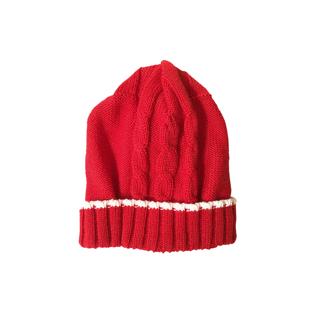 Cappellino lana merinos (8 colori) 1012 rosso