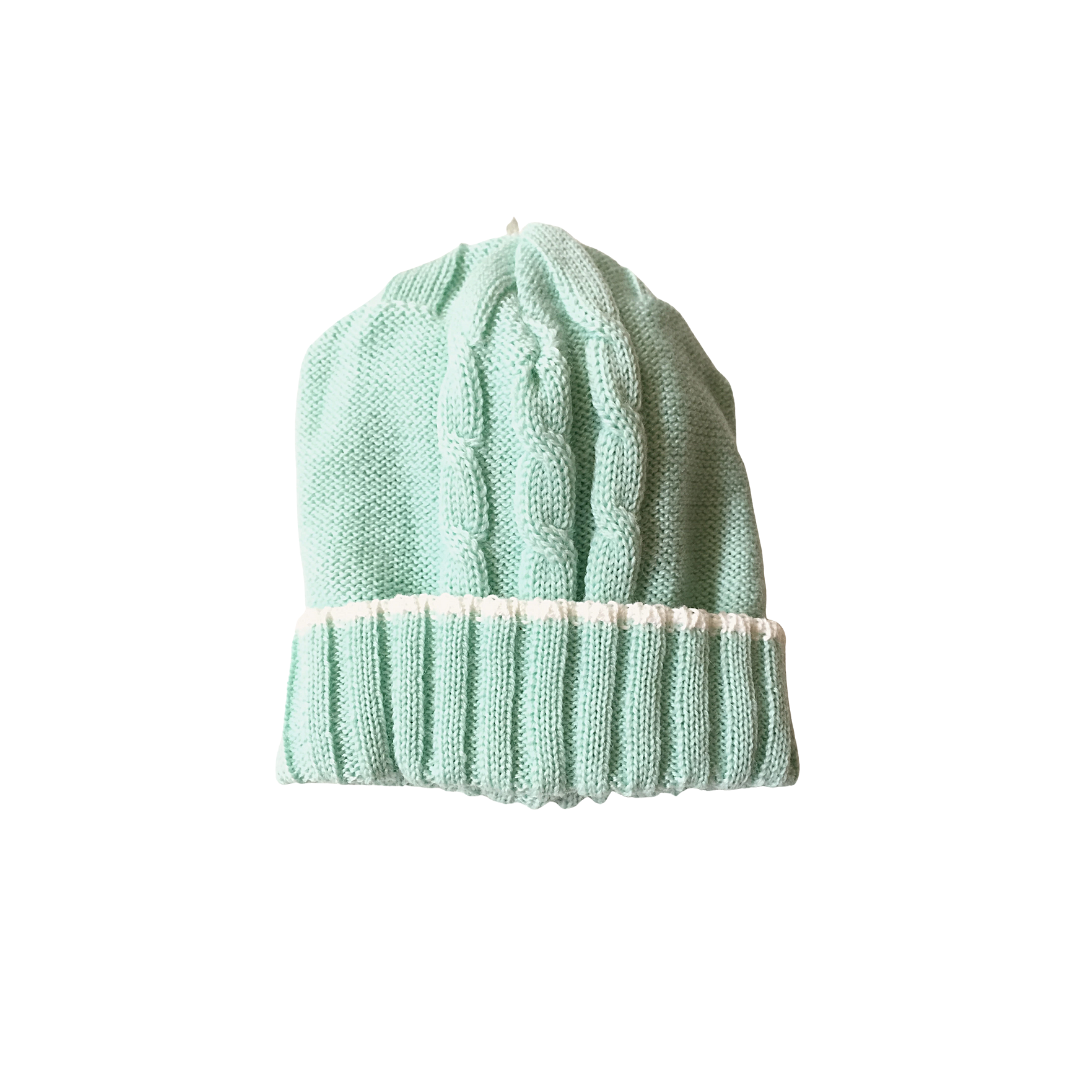 Cappellino lana merinos (8 colori) 1012 verde