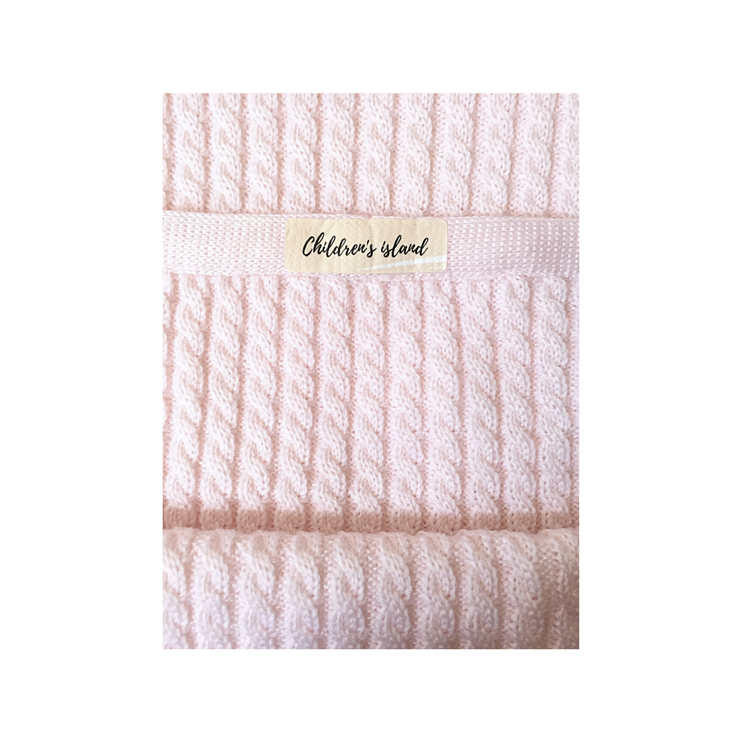 Copertina Lana Merinos trecce rosa 1002r