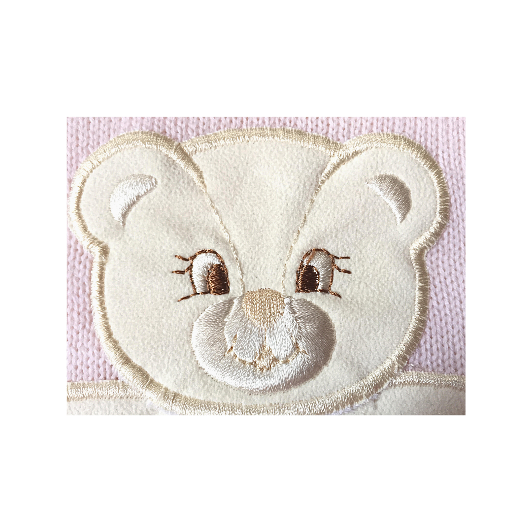 Copertina Lana Merinos rosa orso 1015 r