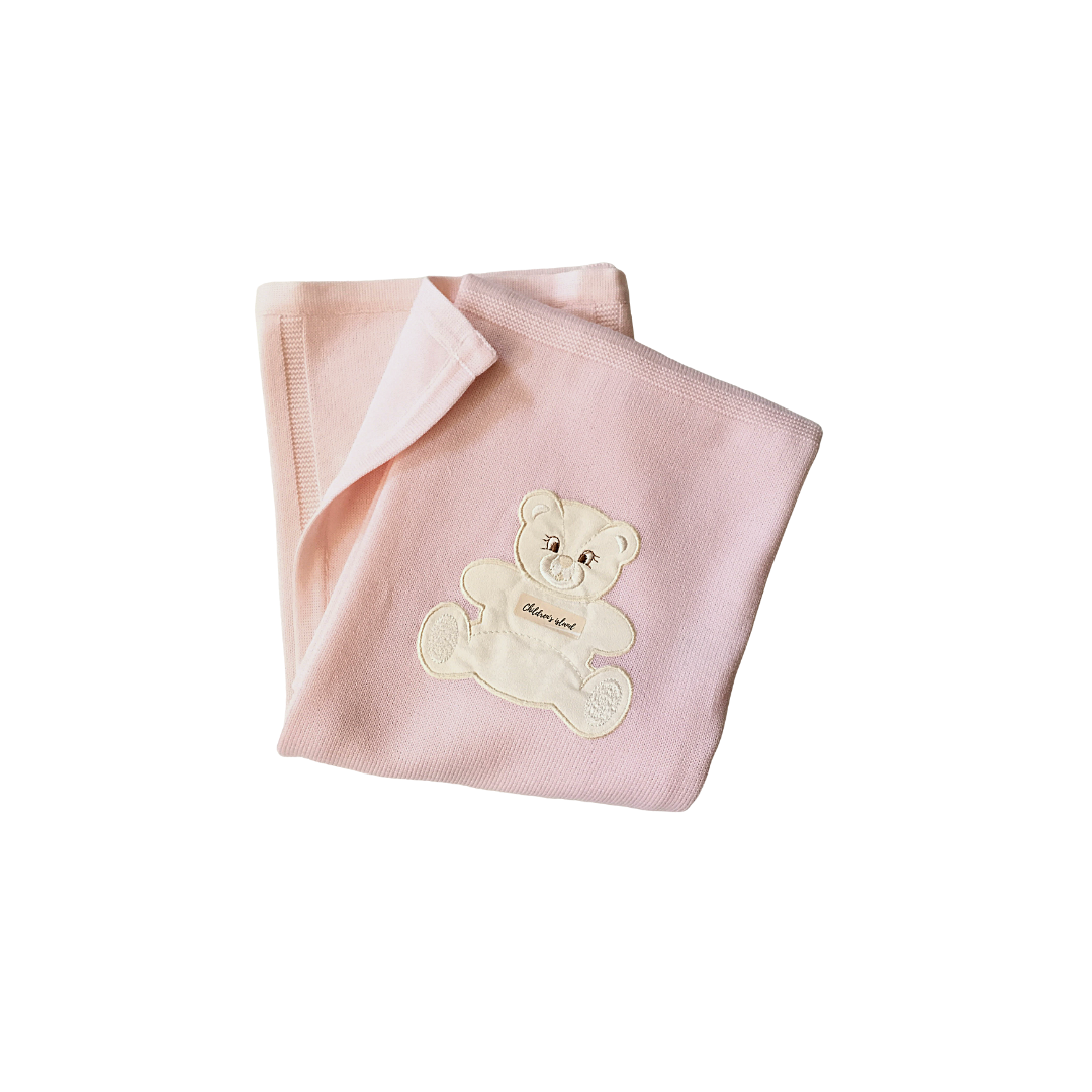 Copertina Lana Merinos rosa orso 1015 r