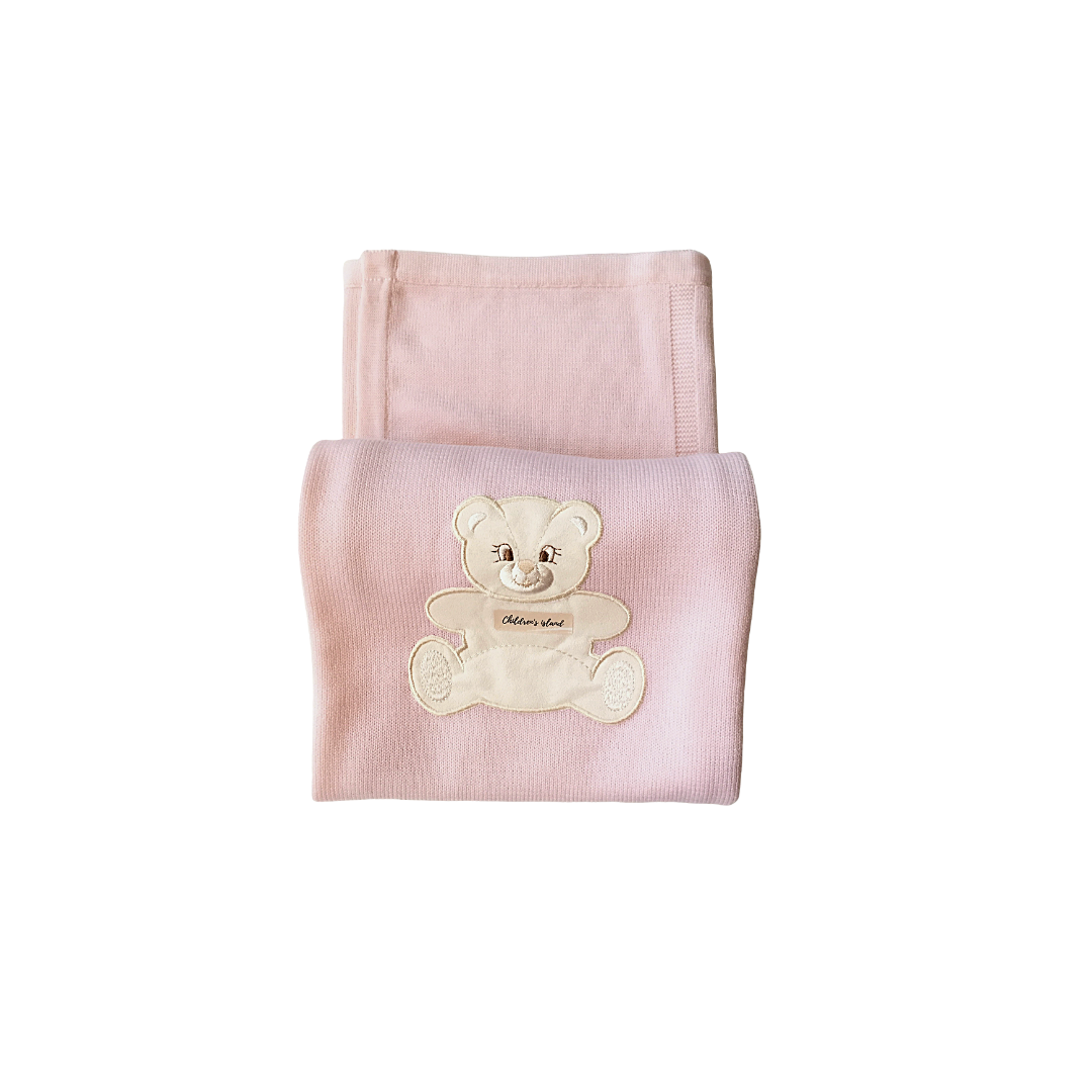 Copertina Lana Merinos rosa orso 1015 r