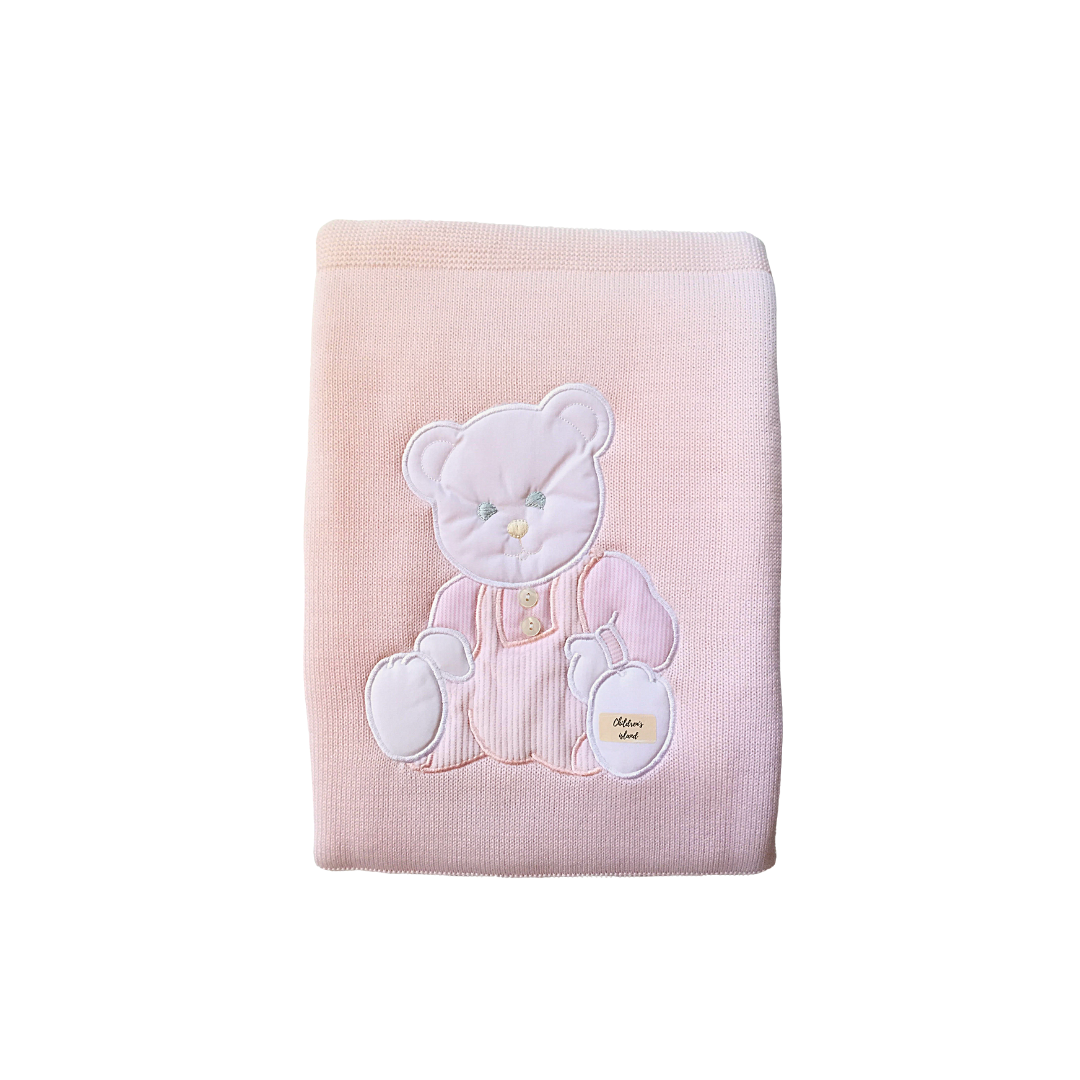 Copertina Imbottita Lana Merinos rosa 6990r