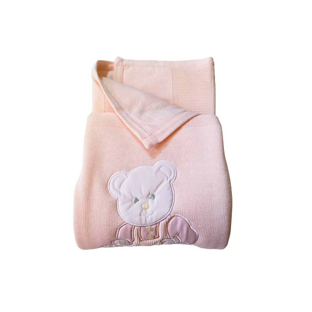Copertina Imbottita Lana Merinos rosa 6990r