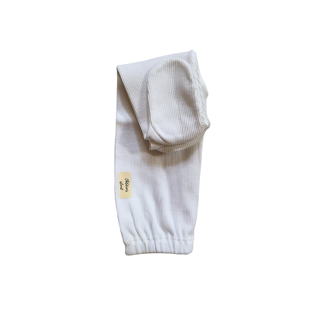 Ghettina Caldo Cotone panna e bianco 1019