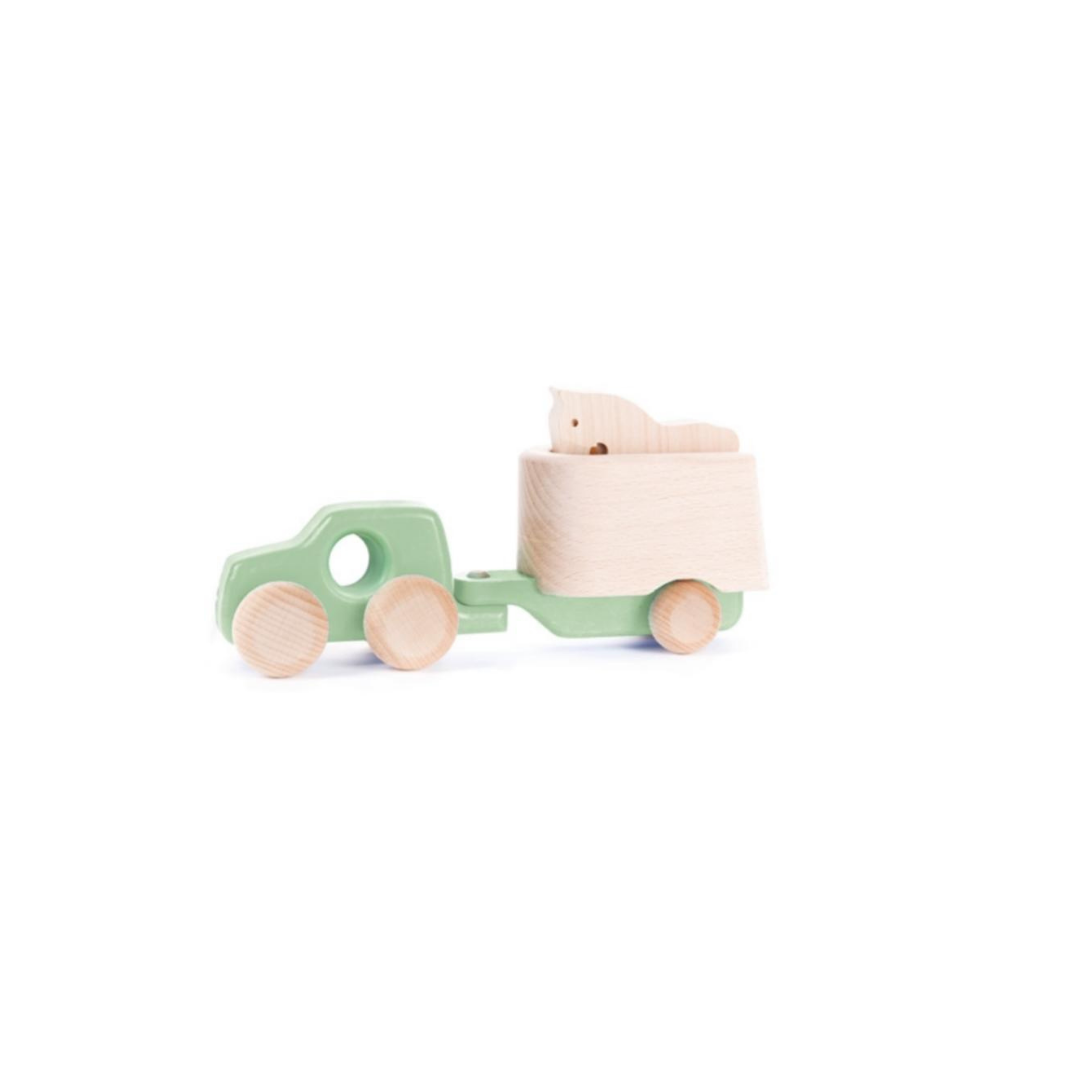 Legno - Macchina con cavallo 2105