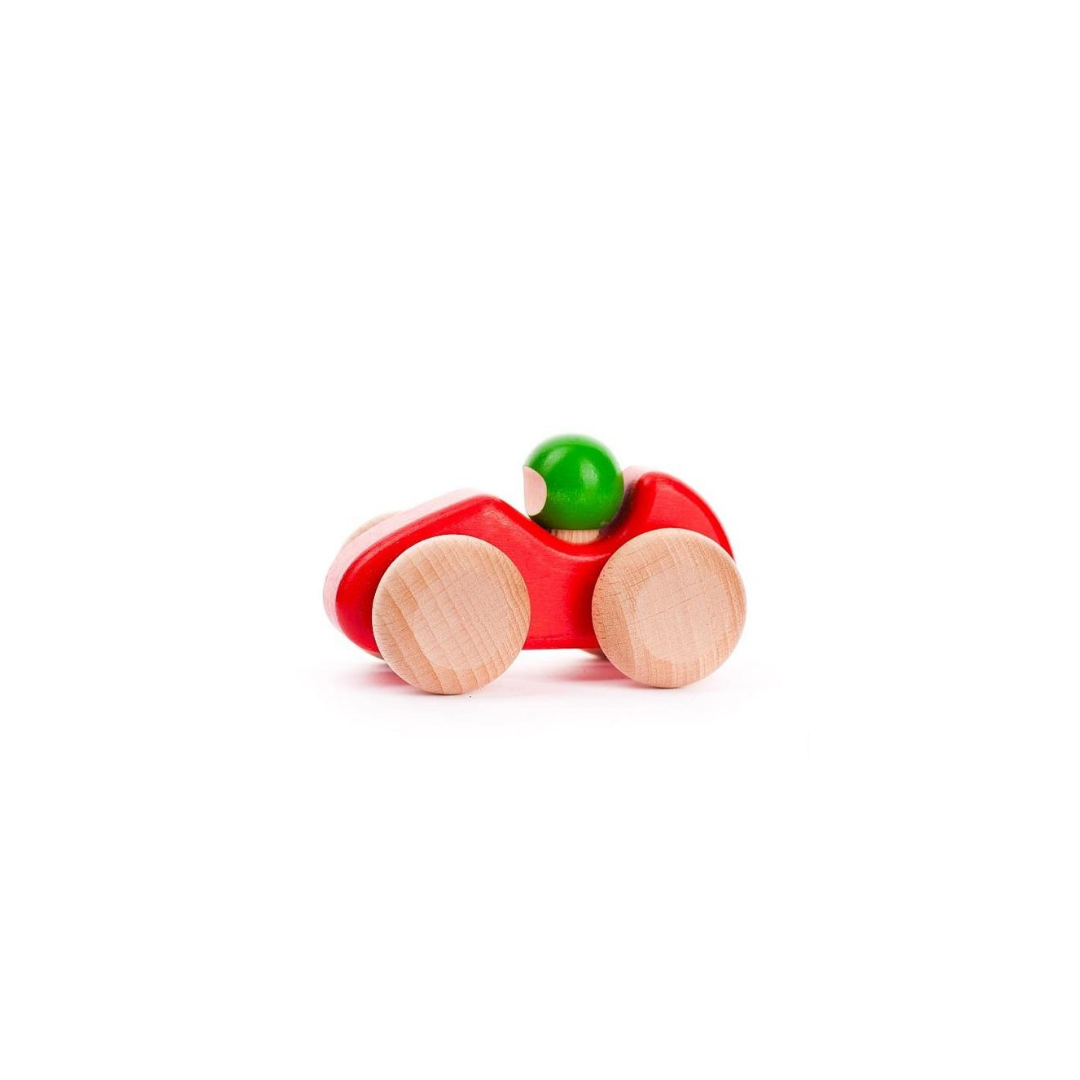 Legno - Piccola macchina da corsa 2103 rosso