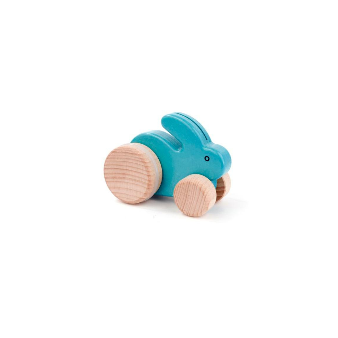 Legno - Piccolo coniglio 2101 azzurro