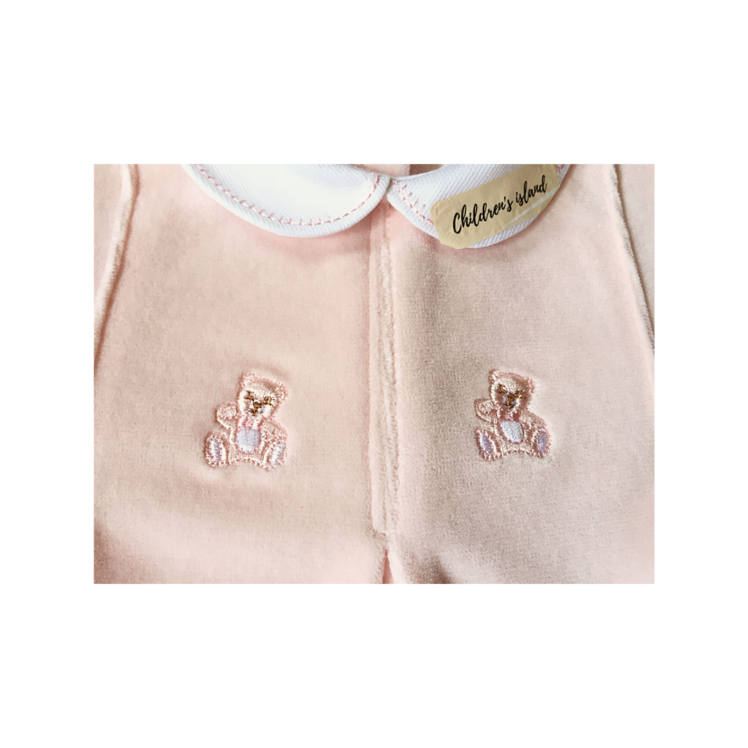 Tutina di ciniglia Rosa 1014R