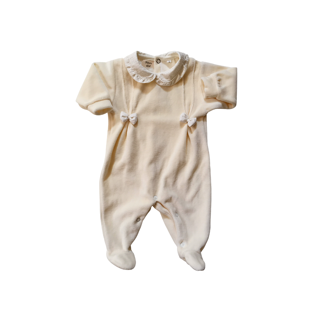 Tutina di ciniglia panna 1080