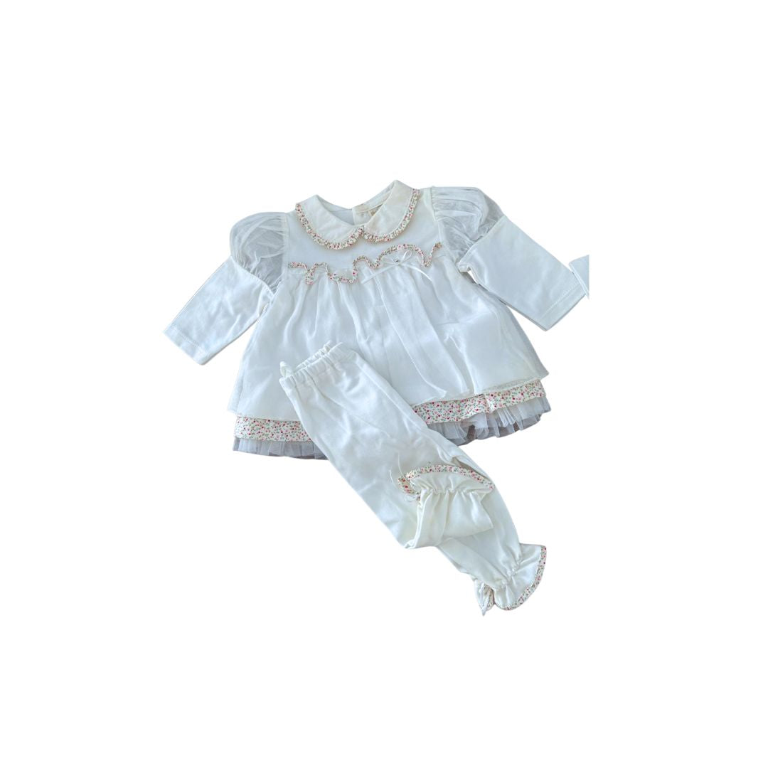 Elegante completo per neonata