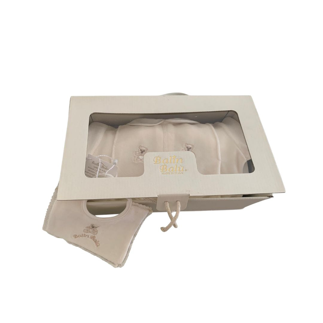 Tutina di ciniglia panna   1014P