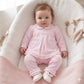 Completo "Primi Sogni" in Jersey di Cotone – Rosa Nuvola
