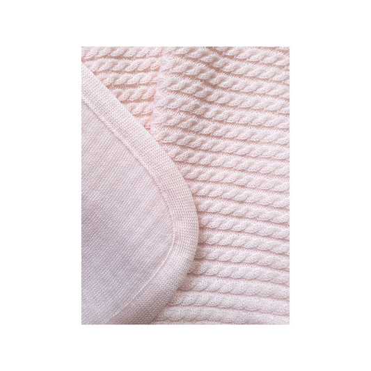 Copertina Lana Merinos trecce rosa 1002r