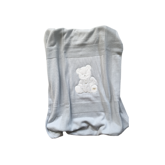 Copertina Imbottita Lana Merinos cielo 6990c