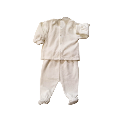 Coprifasce e ghettina di ciniglia latte 1100