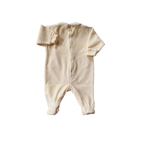 Tutina di ciniglia panna 1014P