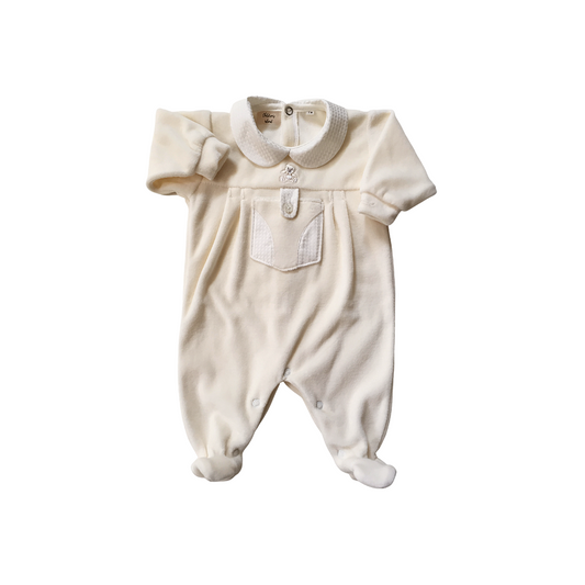 Tutina di ciniglia panna 1082