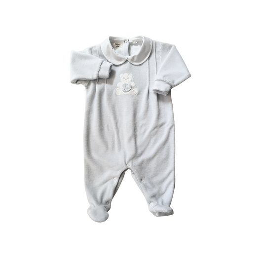 Tutina di ciniglia cielo 1098