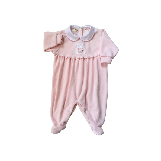 Tutina di ciniglia rosa - 1099